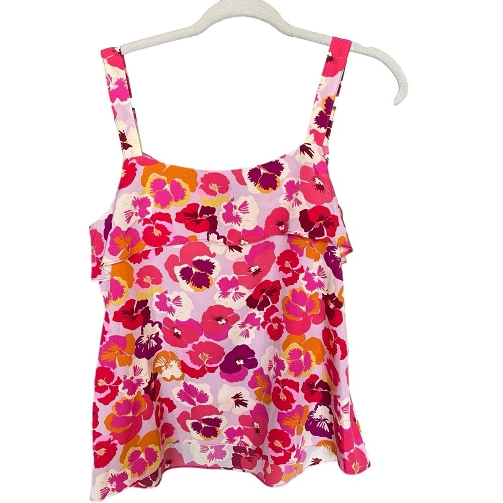 CAbi Footloose Cami Pink Floral Tank - Picture 6 of 13